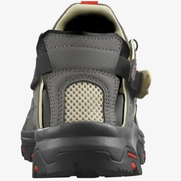 NEW Salomon TECHAMPHIBIAN 5 Men's Water Shoes Size 9.5 Pewter/Moth/Fiery Red - Picture 7 of 15